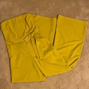 Fashion Nova Mustard Romper